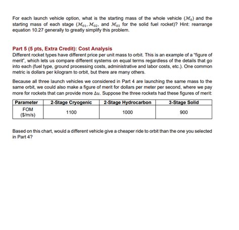 Low Earth Orbit Satellite Mission Analysis and Design | Chegg.com