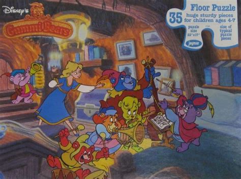 Gummi Bears Disney S Gummi Bears Floor Puzzle 1985 Jayman Puzzle