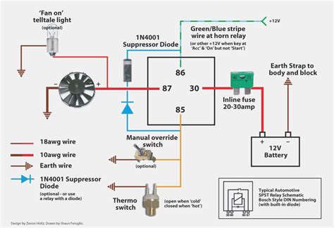 Fan Relay Diagram - Schema Wiring Diagram - Fan Relay Wiring Diagram | Cadician's Blog