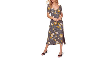 Astr The Label Zenn Floral Midi Dress Shop The Best Clothes And