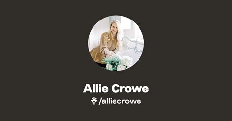 Allie Crowe Instagram Facebook Linktree