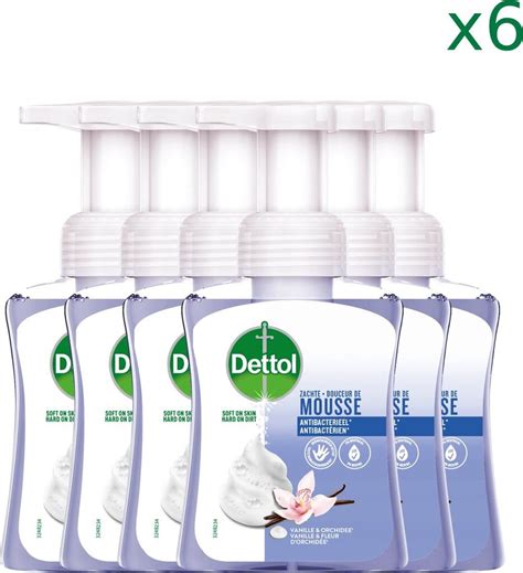 Dettol Handzeep Zachte Mousse Antibacterieel Orchidee Vanille