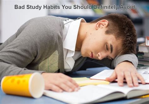 Try To Avoid These Bad Study Habits Exam Study Tips