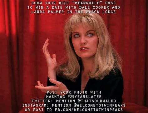 Win A Date With Laura Palmer And Dale Cooper In The Black Lodge