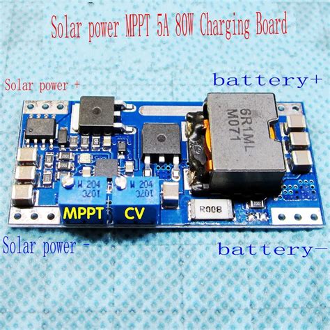 Bq Mppt Solar Panel Lithium Lead Acid Battery Charging Board