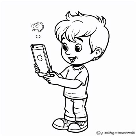 Iphone Coloring Pages Free And Printable