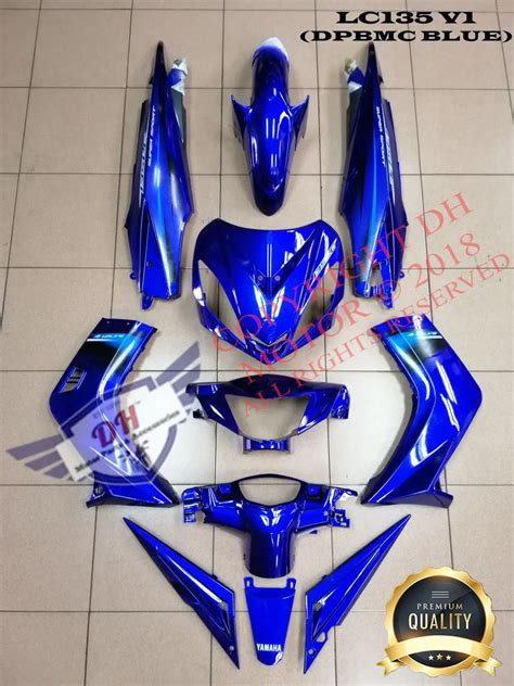 Set Lc V Hitam Putih Coverset Lc V Exciter King Fire Dust