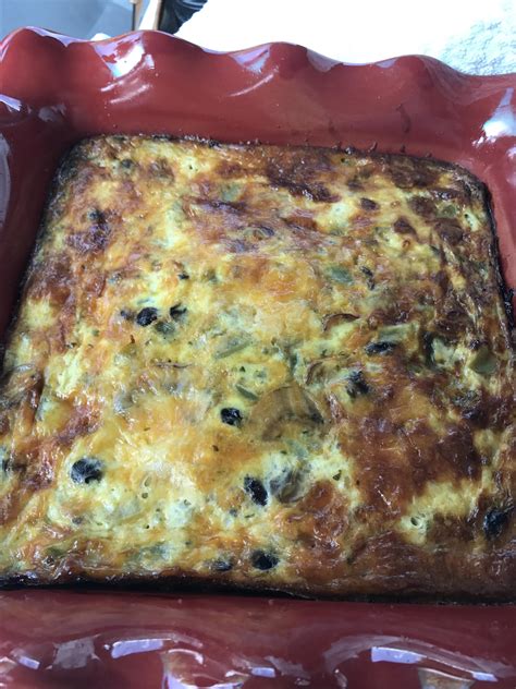 Cheesy Vegetarian Egg Bake Recipe Allrecipes