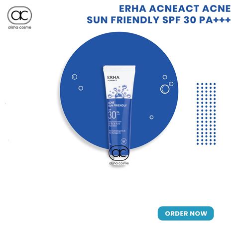 Jual Erha Acneact Acne Sun Friendly SPF 30 PA 30g Shopee Indonesia