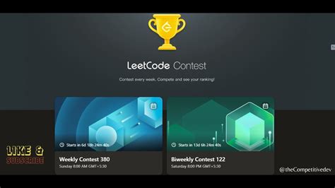 LeetCode Contest Series Introduction YouTube