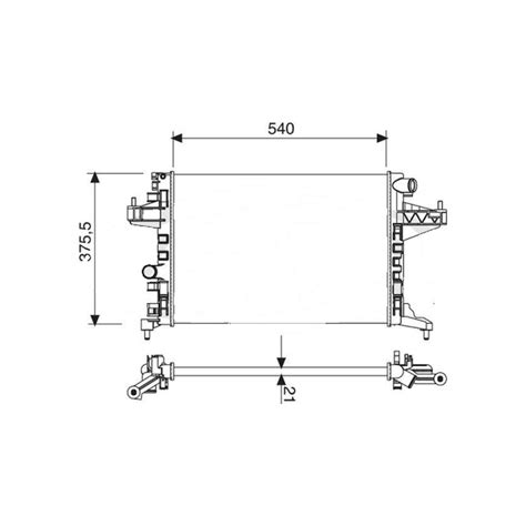 Radiador Compativel Agile Montana Visconde Rv Samarc Auto Pe As