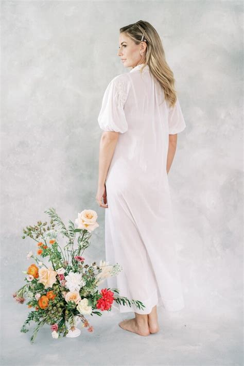 Vintage 70s Blue Nightgown Bridal Boudoir Lingerie Dr Gem