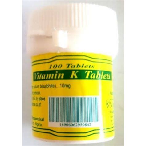 VITAMIN K TABLETS - Rx Online Pharmacy