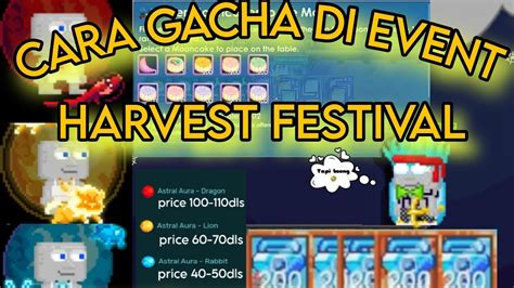 Cara Gacha Di Event Harvest Festival Item Epic Yang Mahal YouTube