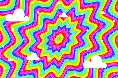 Premium Vector Groovy Style Background