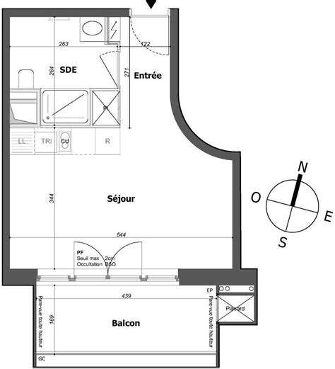 Appartement T1 De 2737 M2 2ème étage S Quai Vatel Strasbourg Ref 273