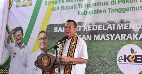 Jangan Hanya Tagline Sudin Minta Gubernur Lampung Pacu Produksi