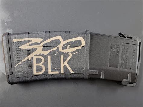 Laser Engraved Magpul Pmag 30 Ar 300 Blackout Gen M3 Snake River