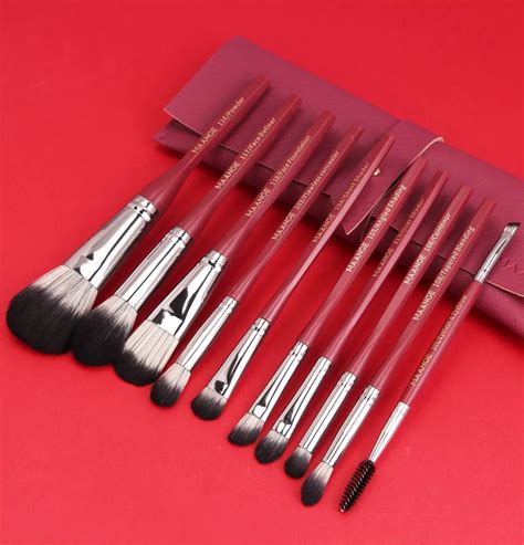 Maange 10 Pcs Professional Makeup Brushes With Bag Jeevee