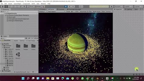 Unity Planet Jupiter With Havok Physics Engine Youtube