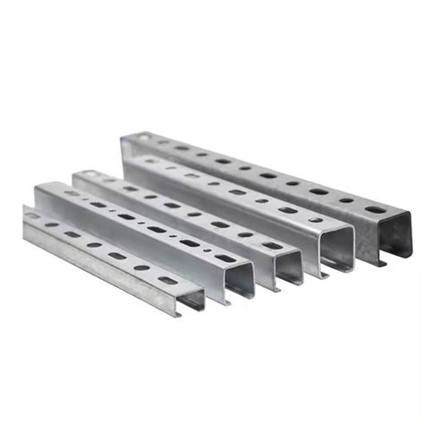 Stainless Steel Channels Steel Channels U Profil Unslotted Unistrut