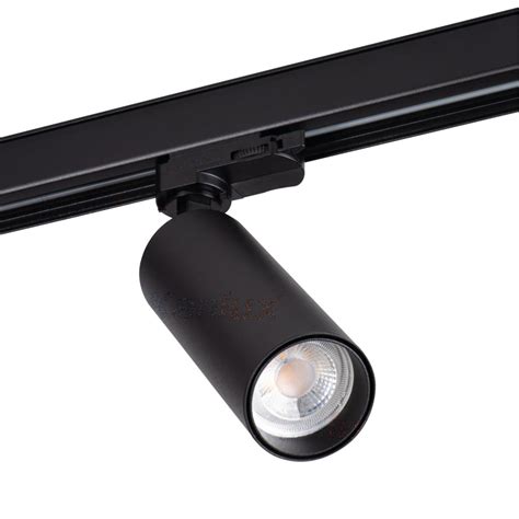 Spot Led Pour Rail Triphas Gu Noir