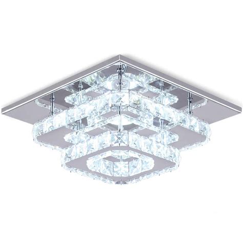 Buy Finktonglan Crystal Led Ceiling Light Lamp Stainless Steel K