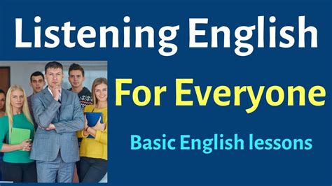 English Listening Listening Lessons Everyday Improve English Skills Listening English