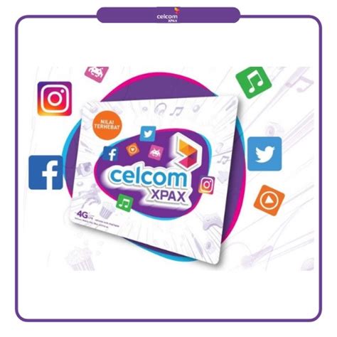 Ready Stock Celcom Xpax Prepaid Sim Card Special Vip Number