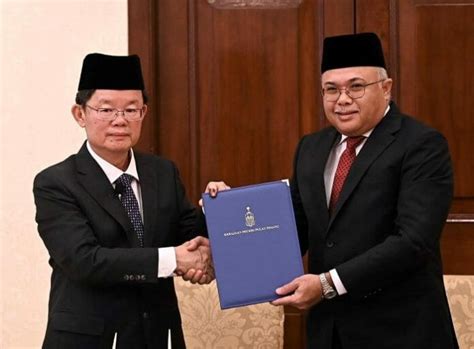 Back To Work Penang CM Sworn In