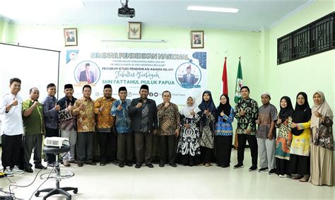 Prodi Pai Iain Papua Gelar Seminar Pendidikan Nasional Iain Fattahul