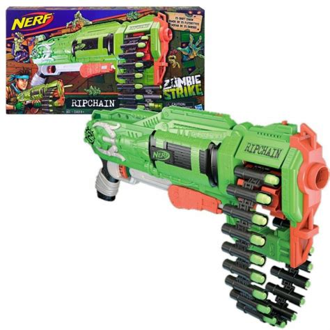 Pistola Lanzadardos Nerf Zombie Strike Ripchain Original