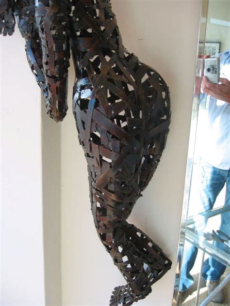 Woven Metal Female Form Sculpture Sale At 1stdibs