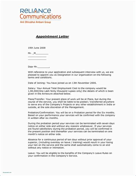 Employment Letter Sample Canada Immigration