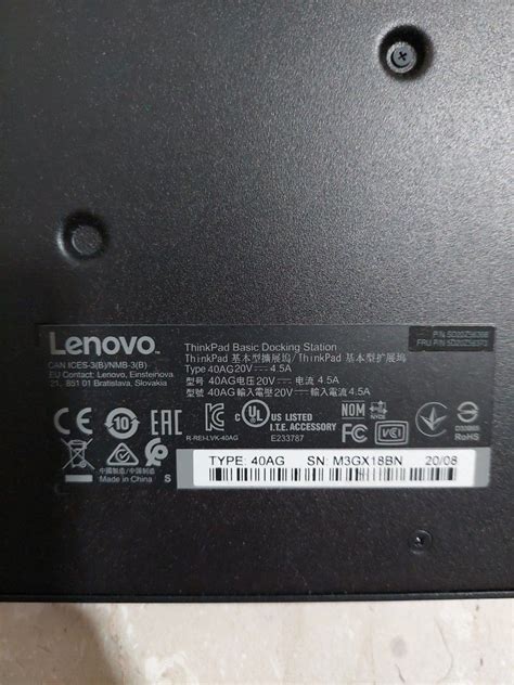 Lenovo Thinkpad Basic Docking Station Computers And Tech Parts