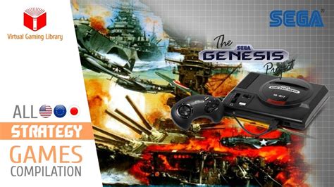 All Sega Genesis Mega Drive Strategy Games Compilation Every Game Us