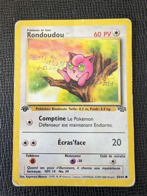 CARTE POKEMON RONDOUDOU 54 64 JUNGLE EDITION 1 Wizards FR OCCASION EUR