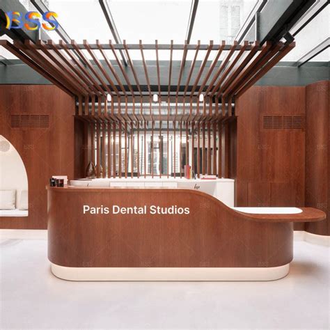 Modern Design Dental Office Receptionist Desk Factory Customised Marble