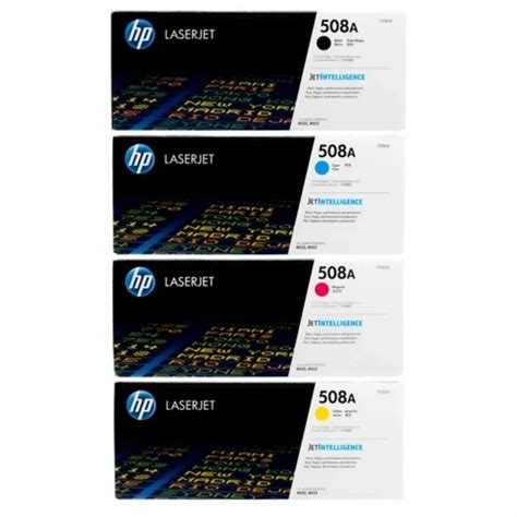 Original HP 508A CF360A CF361A CF362A CF363A LaserJet Toner Cartridge ...