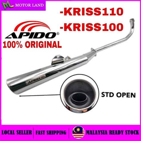 Modenas Kriss Kriss Kriss Kriss Std Open Racing Exhaust