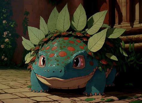 L univers de Pokémon adapté dans le style graphique du Studio Ghibli