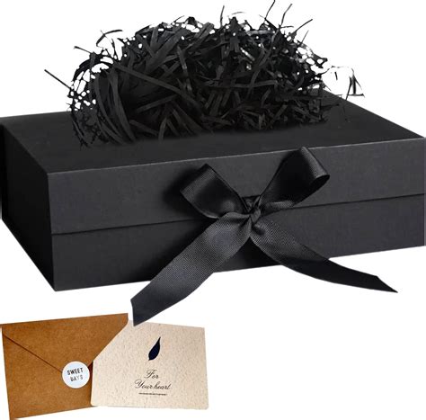 Pontedinvoy Geschenkbox Klein Schwarz Karton Geschenkbox Mit Deckel