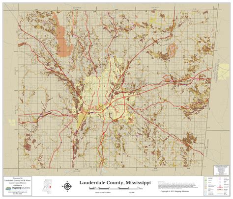 Lauderdale County Mississippi 2022 Soils Map Mapping Solutions