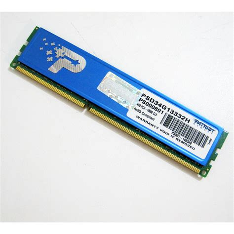 رم چهار گیگ پاتریوت Patriot Ddr3 4gb 1333 فروشگاه اینترنتی شهریار