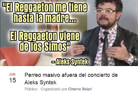 Lanzan éxitos de Aleks Syntek en reguetón y organizan perreo masivo