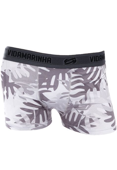 Cueca Vida Marinha Boxer Curta Sublimada