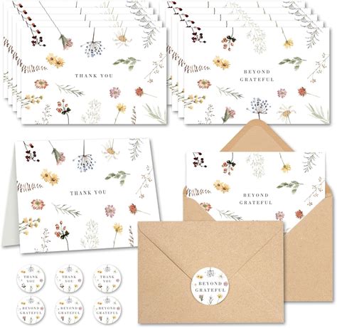 Amazon AUDREE Beyond Grateful Cards With Envelopes 20 Pack 4 X6