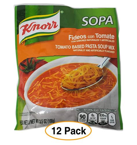 Knorr Pasta Soup Mix Tomato Based Noodle Pasta Oz Pack Of