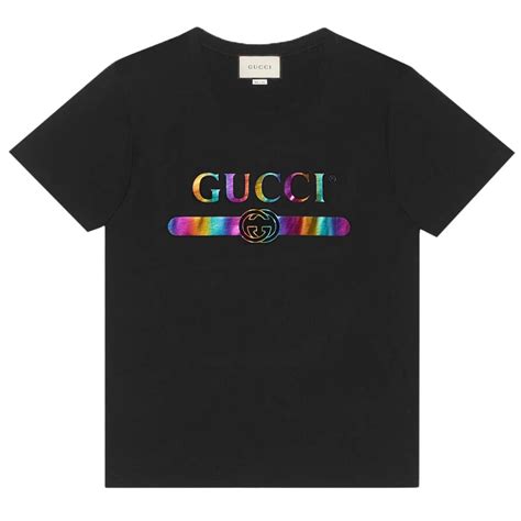 Gucci Hologram Logo T Shirt Haiendo Shop