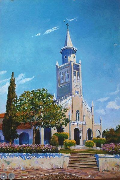 Aregua Church Cathedrals Beautiful Paintings Notre Dame Landscapes